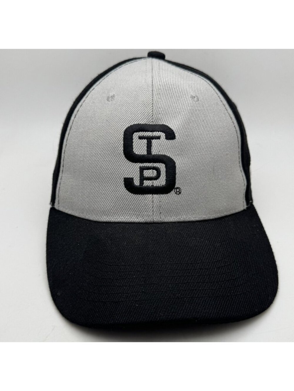 Saint Paul Saints CHS Field Baseball Cap Hat Black Gray Adjustable